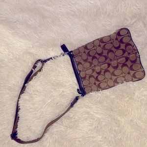 Coach crossbody heritage print